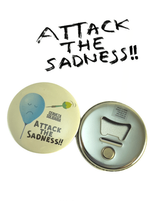 Abridor imán Attack the Sadness!!