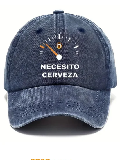 Gorra cervecera 'Necesito cerveza'