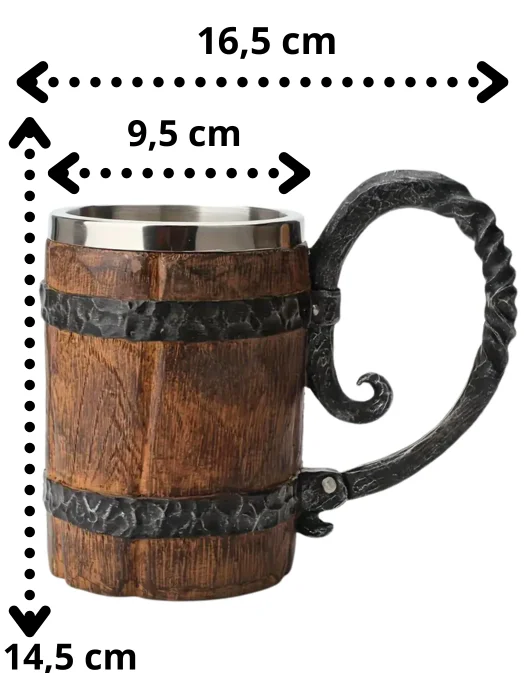 Jarra de cerveza “Tonel Medieval” –