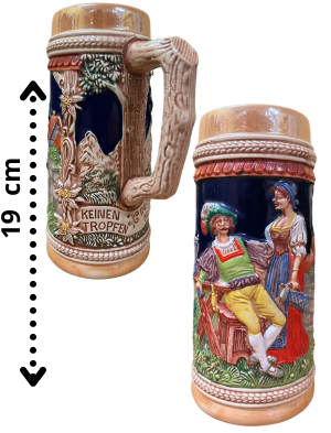 Jarra tradicional alemana 19cm