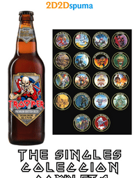Pack Trooper Iron Maiden The Singles Colección completa 18 botellas